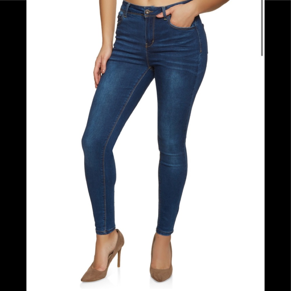 Chi Sono mid rise skinny jeans
